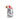 A hand-painted ceramic bottle of lemon-fused extra virgin olive oil with a cork seal and a red label.