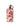 Red hand painted ceramic bottle of extra virgin olive oil