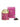A product image featuring a tin and box of Violetta loose leaf tea by La Via del Té. The tin is gold with a floral design, and the box is pink with the name 'Violetta' written on it.