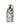 Green hand painted ceramic bottle of extra virgin olive oil
