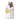 A ceramic bottle of Galantino's Orange Extra Virgin Olive Oil with hand-painted decorations depicting an orange and leaves.