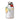 A ceramic bottle of Extra Virgin Olive Oil with hand-painted decorations depicting a lemon and leaves.