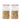 Two packages of Zia Pia trecce pasta on a white background