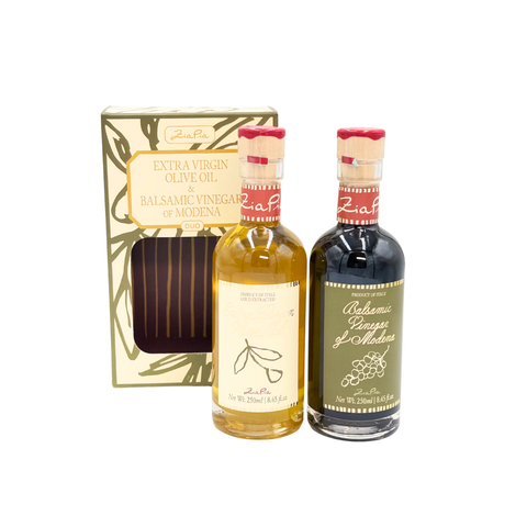 Zia Pia Extra Virgin Olive Oil and Balsamic Vinegar Duo