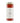 A jar of Arrabbiata tomato sauce with chili peppers with a white label on a white background