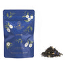 Blue bag of loose tea