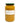 A glass jar of organic yellow cherry tomato puree with a green lid and a label that reads 'PASSATA DI POMODORO GIALLO'.