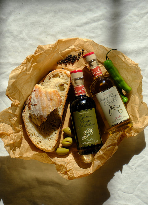 Zia Pia Extra Virgin Olive Oil and Balsamic Vinegar Duo