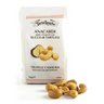 A package of TartufLanghe Truffle Cashews with some cashews displayed in front of the package.