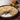 Plate of truffle risotto on a wooden table 