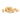 Small hexagon shaped pasta on a white background