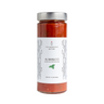 A jar of Al Basilico Tomato Sauce with Basil, showing the product label with green basil leaves and the net weight indicated.