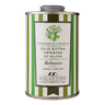 A can of Galantino's Beltoco Extra Virgin Olive Oil with labels indicating the flavor and brand.