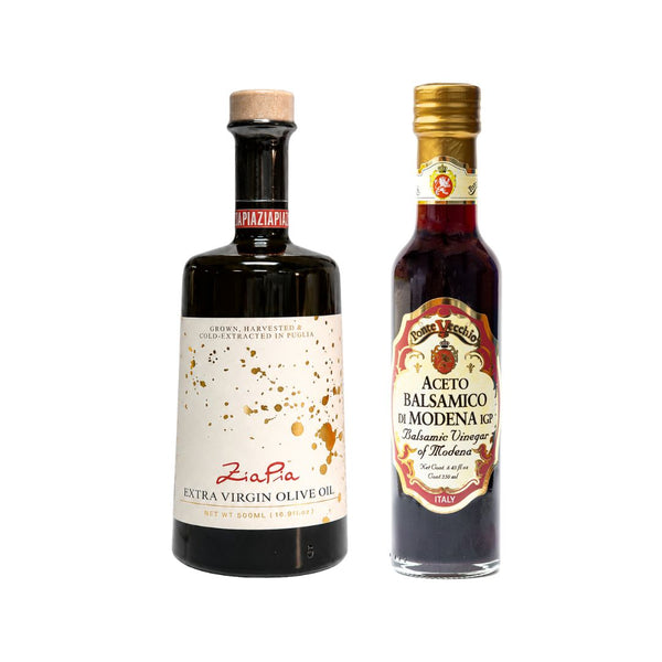 The Essential Extra Virgin Olive Oil and Balsamic Bundle – Zia Pia