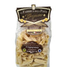 Esagopenna pasta on a white background