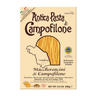 Packaging of Maccheroncini di Campofilone IGP pasta on a white background