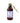 A glass bottle of Perche Ci Credo tomato sauce with olives and capers with a purple label on a white background