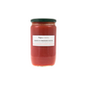 A jar of Passata Rustica with a label displaying the product name and organic certification.