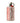 A ceramic bottle of extra virgin olive oil with red striped patterns and a hand-painted design