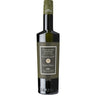Bottle of Terra di Bari DOP Extra Virgin Olive Oil by Galantino, with a dark green label and a dark green cap.